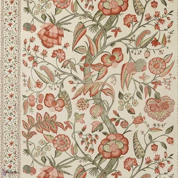 Artisan Palampore Tapete-Zoffany-Russet-Meter-Selected Wallpapers-Interiors