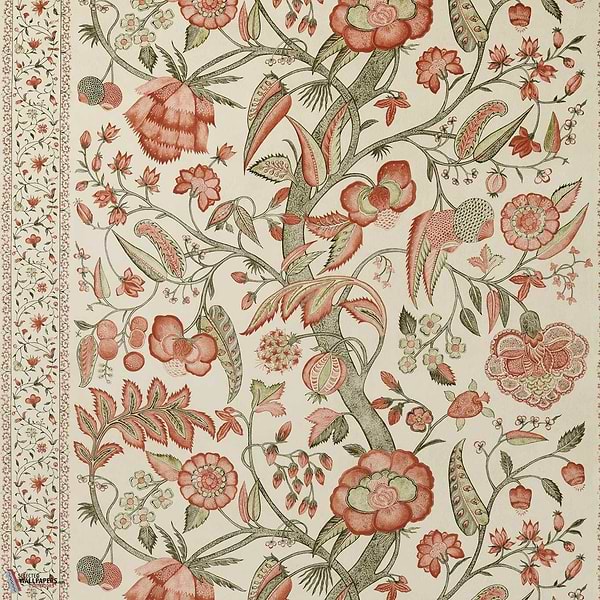 Artisan Palampore Tapete-Zoffany-Russet-Meter-Selected Wallpapers-Interiors
