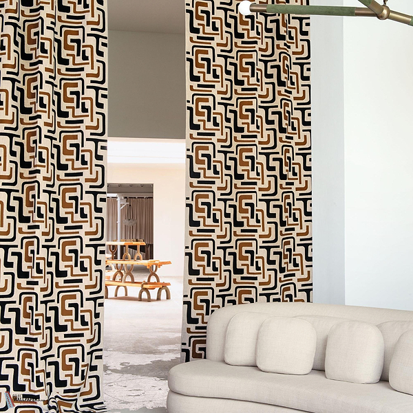 Avant-Garde fabric-Casamance-Selected Wallpapers-Interiors