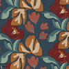 Ayana Stoff-Casamance-Celadon grenat-Meter (M1)-Selected Wallpapers-Interiors