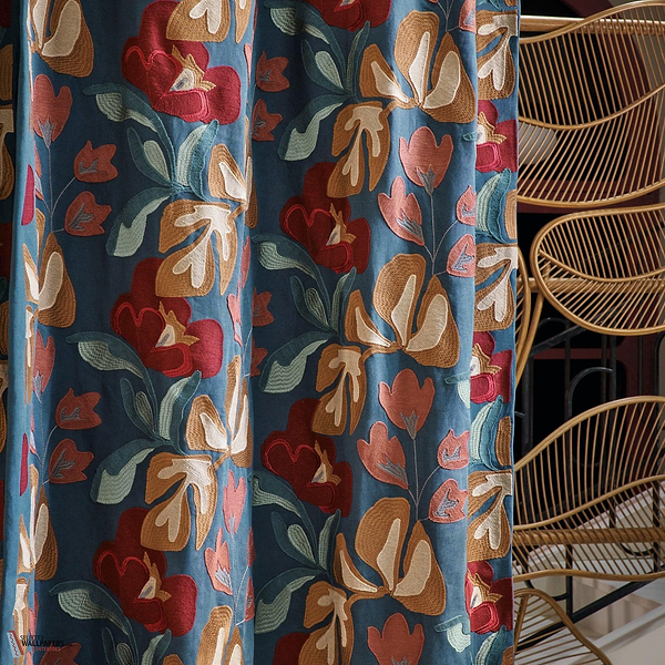 Ayana Stoff-Casamance-Selected Wallpapers-Interiors