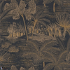 Baharia-wallpaper-Casamance-Anthracite/Doré-Roll-76141222-Selected Wallpapers