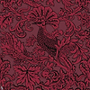 Balabina Tapete-Cole & Son-Red on crimson-Rolle-Selected Wallpapers-Interiors