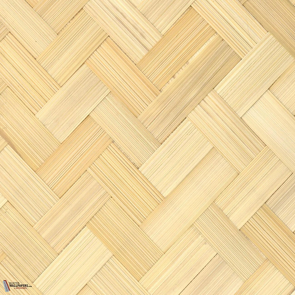 Bambou Petite Chevron Tapete-CMO Paris-Naturel-Paneel-Selected Wallpapers-Interiors