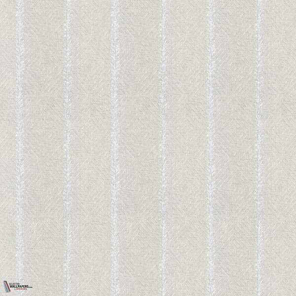 Barrier weave wallpaper-Thibaut-Metallic silver on soft grey-Roll-Selected Wallpapers-Interiors