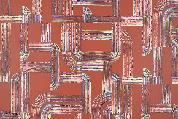 Baya-Pierre Frey-Tapete-Feu-Meter (M1)-Selected Wallpapers