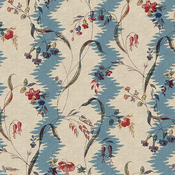 Beatrice behang-Sandberg-Blue-Mattic-M2-Selected Wallpapers-Interiors