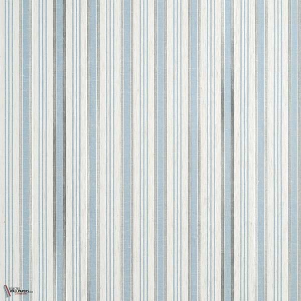 Bennet Stripe wallpaper-Thibaut-Blue-Roll-Selected-Wallpapers-Interiors