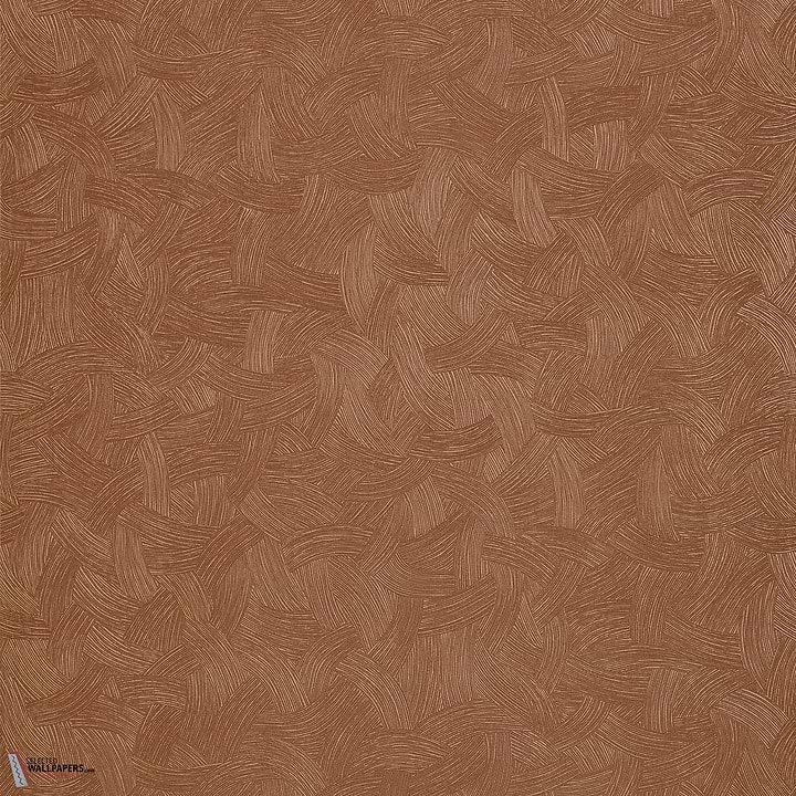 Berenice wallpaper-Casamance-Cuivre-Roll-Selected-Wallpapers-Interiors