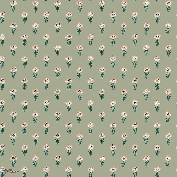 Betty behang-Sandberg-Green-Rol-Selected Wallpapers-Interiors