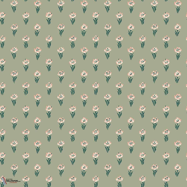 Betty behang-Sandberg-Green-Rol-Selected Wallpapers-Interiors