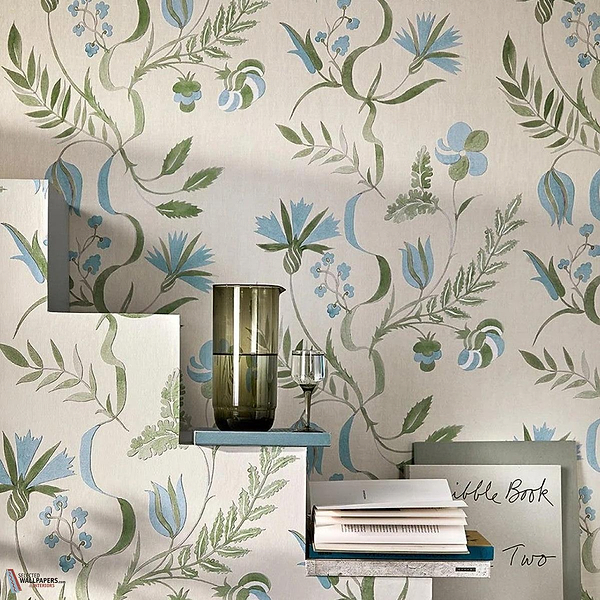 Bloomer Tapete-Pierre Frey-Selected Wallpapers-Interiors