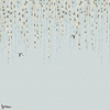 Blossom Mural wallpaper-Thibaut-Blue-Set-Selected Wallpapers-Interiors