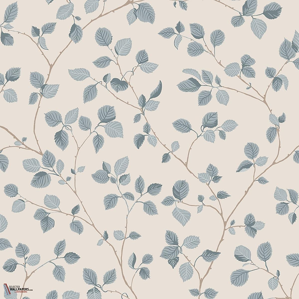 Bokskog Tapete-Sandberg-Misty Blue-Rolle-Selected Wallpapers-Interiors