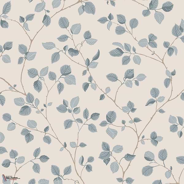 Bokskog Tapete-Sandberg-Misty Blue-Rolle-Selected Wallpapers-Interiors