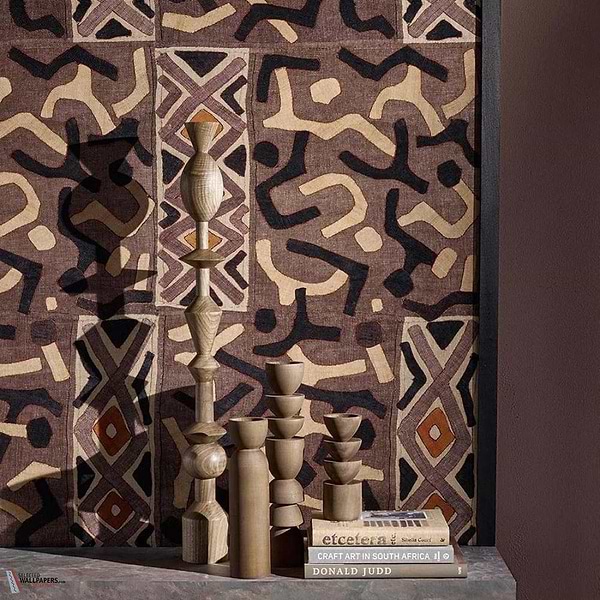 Borkou wallpaper-Pierre Frey-Selected Wallpapers-Interiors