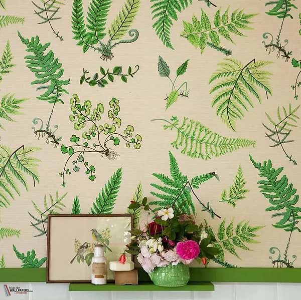 Botanique wallpaper-Pierre Frey-Selected-Wallpapers-Interiors
