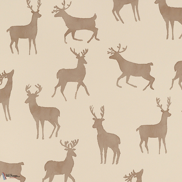 Bucks wallpaper-Thibaut-Camel-Roll-Selected Wallpapers-Interiors