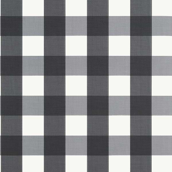 Buffalo Check wallpaper-Thibaut-Black-Roll-Selected-Wallpapers-Interiors