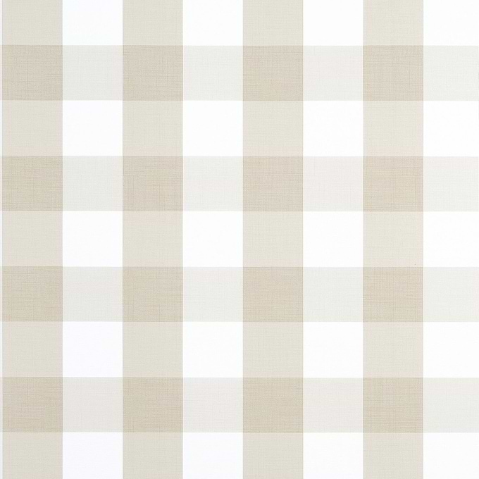 Buffalo Check wallpaper-Thibaut-Beige-Roll-Selected-Wallpapers-Interiors