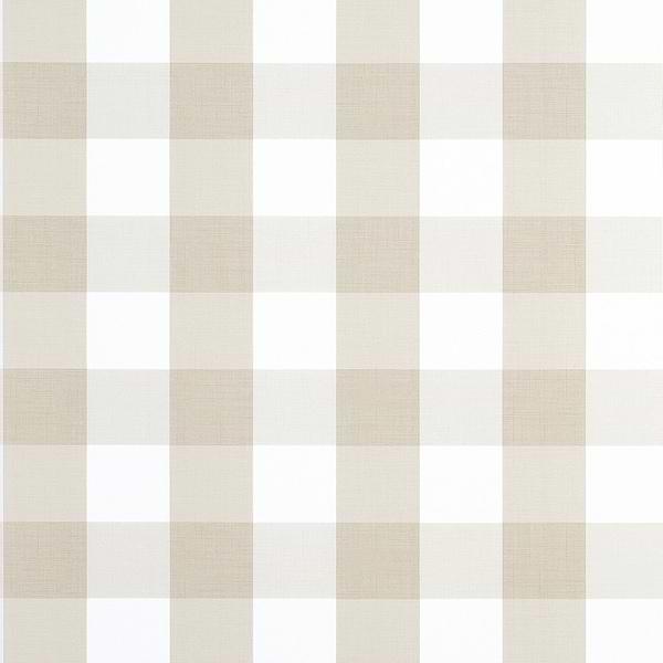 Buffalo Check wallpaper-Thibaut-Beige-Roll-Selected-Wallpapers-Interiors