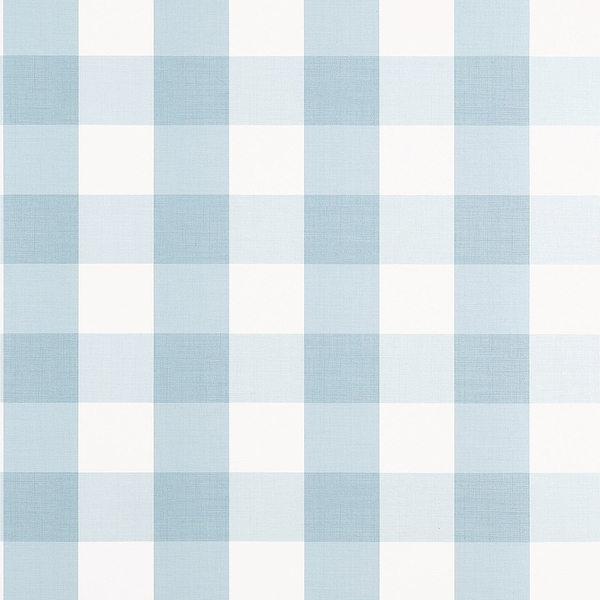 Buffalo Check wallpaper-Thibaut-Spa Blue-Roll-Selected-Wallpapers-Interiors