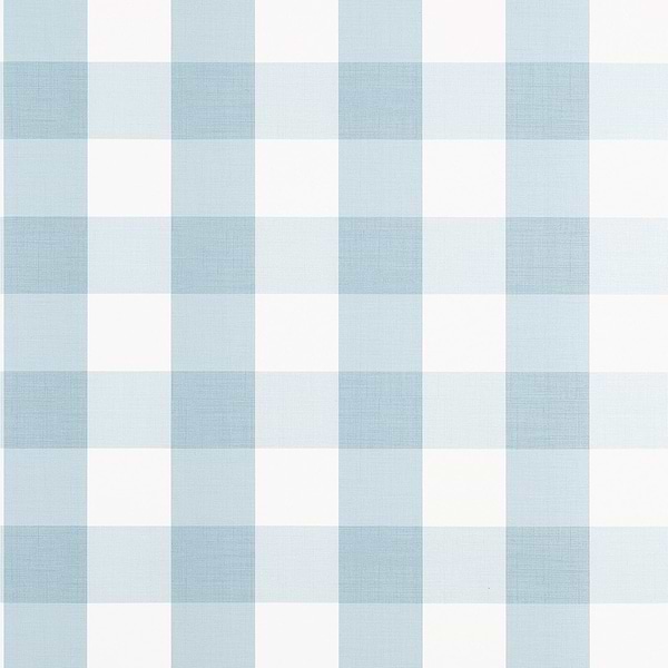 Buffalo Check wallpaper-Thibaut-Spa Blue-Roll-Selected-Wallpapers-Interiors