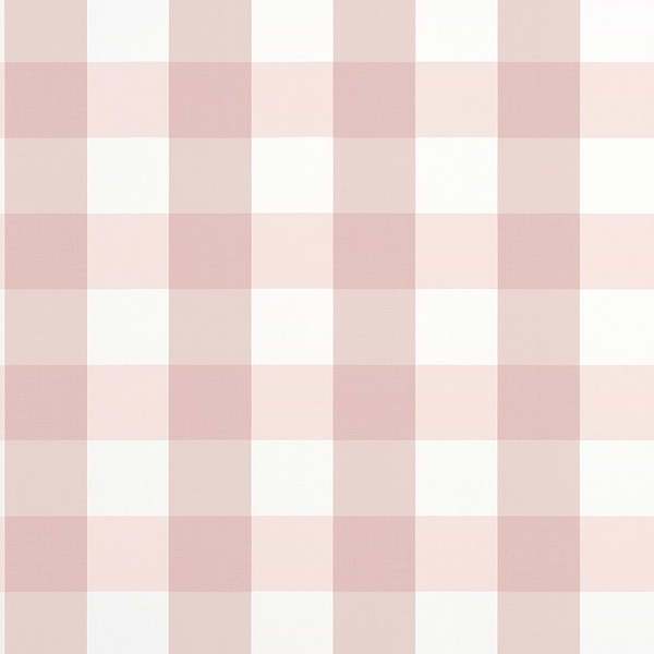 Buffalo Check wallpaper-Thibaut-Blush-Roll-Selected-Wallpapers-Interiors