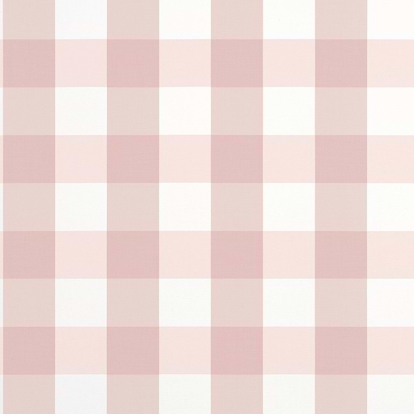 Buffalo Check wallpaper-Thibaut-Blush-Roll-Selected-Wallpapers-Interiors