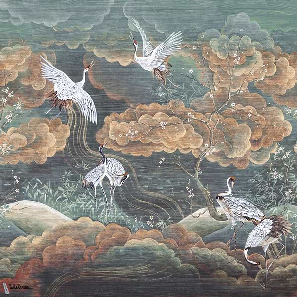 Byobu wallpaper-Masureel-Sunset-Paneel A-260 cm-Selected Wallpapers-Interiors
