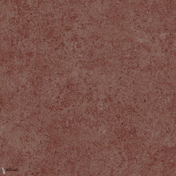 Calcaire Stucco wallpaper-Arte-Burgundy-Roll-Selected Wallpapers-Interiors
