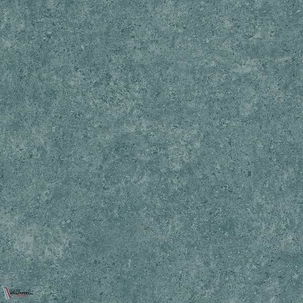 Calcaire Stucco wallpaper-Arte-Teal-Roll-Selected Wallpapers-Interiors