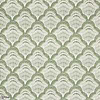 Calico Shell wallpaper-1838 wallcoverings-Verde-Roll-Selected Wallpapers-Interiors
