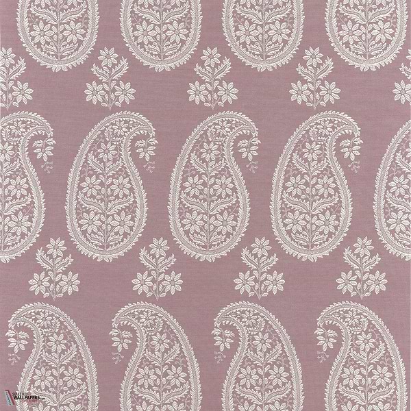 Campania Paisley wallpaper-Anna French-Lavender-Roll-Selected Wallpapers-Interiors