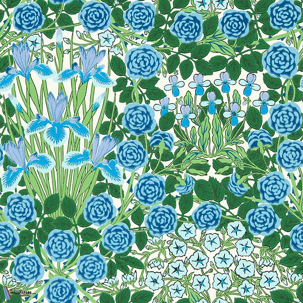Campanula-wallpaper-Morris & Co-Peacock/Opal-Roll-Selected-Wallpapers-Interiors