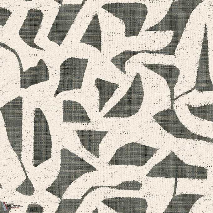 Cana Tapete-Casamance-Anthracite-Rolle-Selected-Wallpapers-Interiors