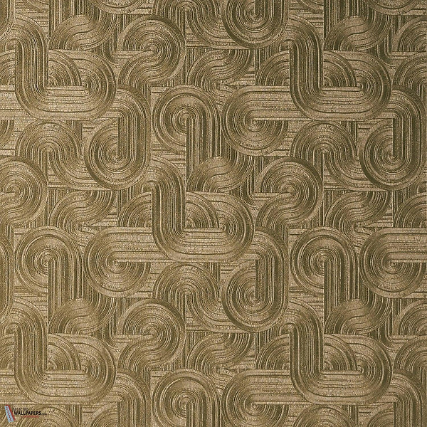 Carat Tapete-Casamance-Dore/Fonce-Rolle-Selected Wallpapers-Interiors