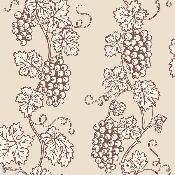 Carla wallpaper-Sandberg-Burgundy-Roll-Selected Wallpapers-Interiors