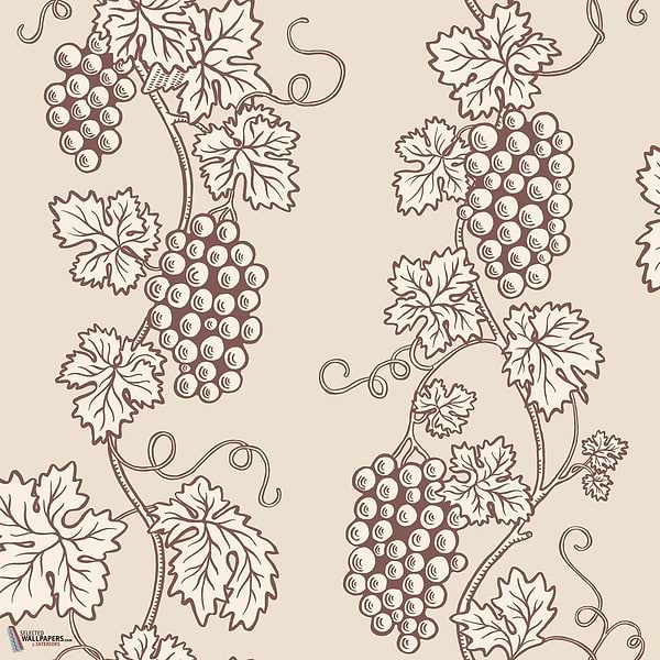 Carla wallpaper-Sandberg-Burgundy-Roll-Selected Wallpapers-Interiors