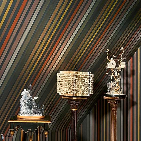 Carousel Stripe wallpaper-Cole & Son-Selected Wallpapers & Interiors