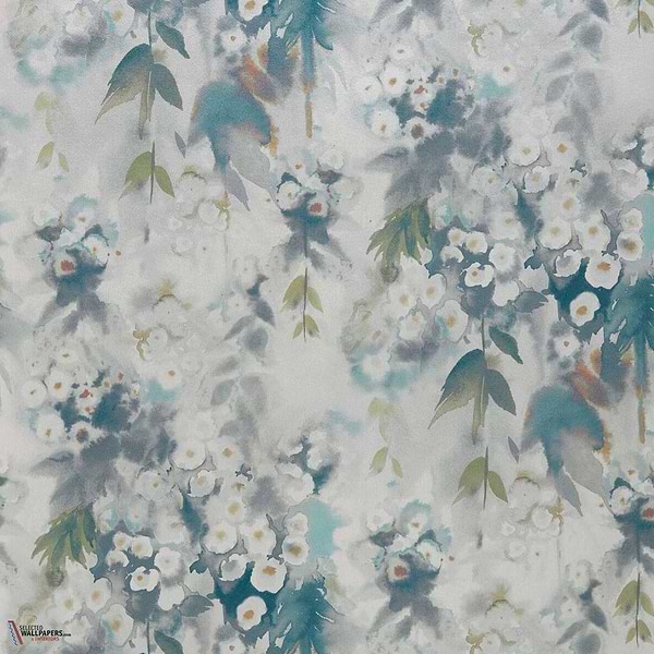 Cascade wallpaper-1838 wallcoverings-Opal-Roll-Selected Wallpapers-Interiors