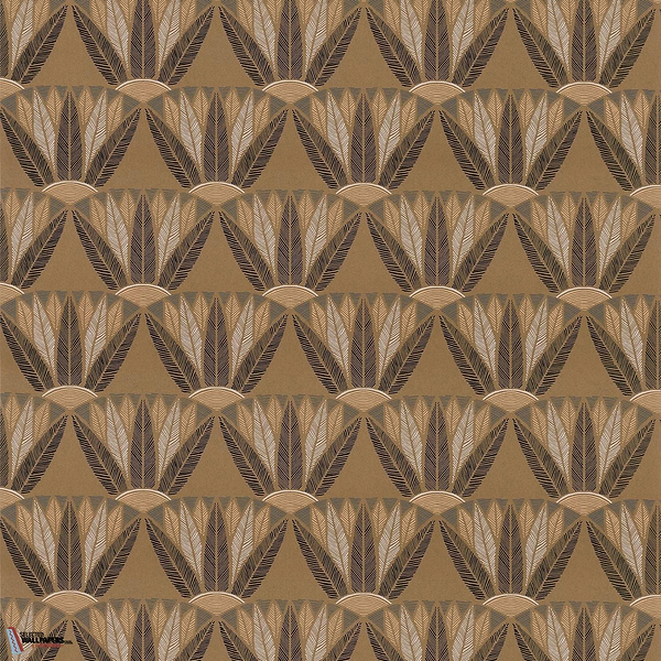 Castalia-wallpaper-Casamance-Mordoré/Noir-Roll-76161734-Selected Wallpapers