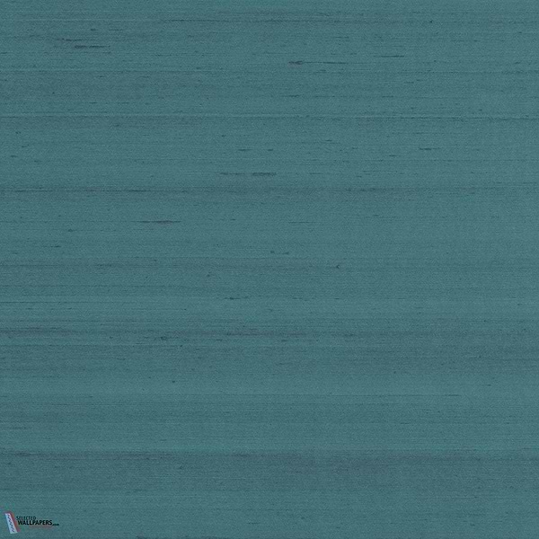Cazenove Wallcovering-Zinc Textile-wallpaper-Cerulean-Roll-Selected Wallpapers