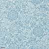 Chamomile Tapete-Morris & Co-China Blue-Rolle-Selected Wallpapers-Interiors