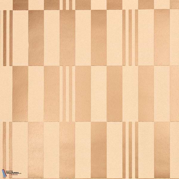 Checkerboard Metallic Wallcovering-Kirkby Design-wallpaper-Rose Gold-Roll-Selected Wallpapers