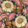 Chinese Damask wallpaper-Coordonné-Coral-Non Woven-Roll-Selected Wallpapers-Interiors