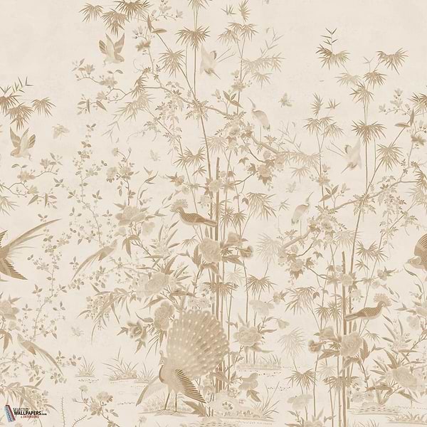 Chinoiserie Garden behang-Sandberg-Beige-Mattic-M2-Selected Wallpapers-Interiors