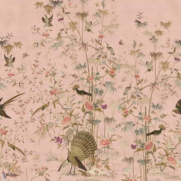 Chinoiserie Garden behang-Sandberg-Pink-Mattic-M2-Selected Wallpapers-Interiors