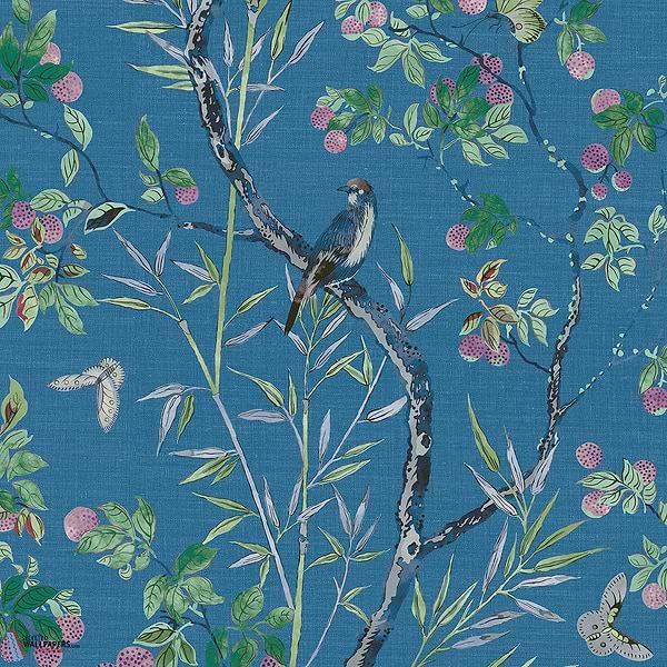 Claire-Thibaut-Navy-Roll-Selected-Wallpapers-Interiors