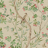 Claire-Thibaut-Coral and Green-Roll-Selected-Wallpapers-Interiors